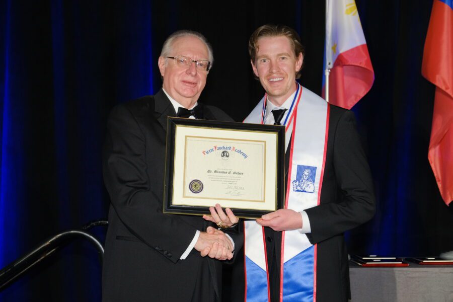Dr. Brandon Scheer Inducted Into the Pierre Fauchard Academy